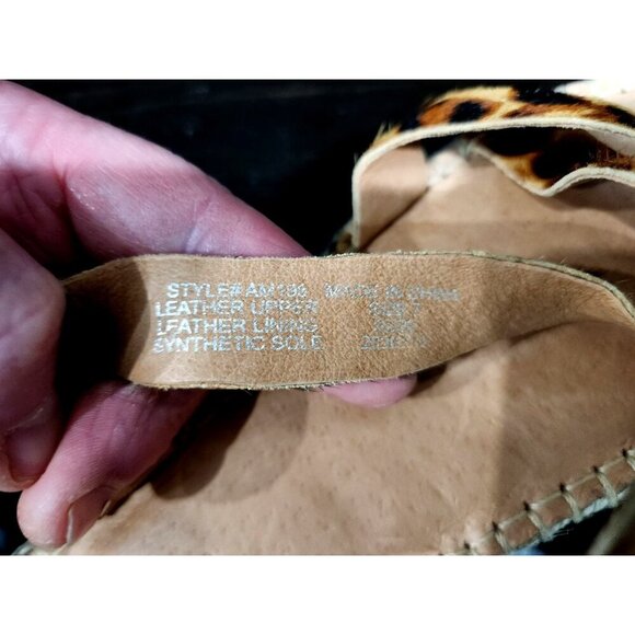 Madewell The Malia Espadrille Sandal In Leopard Calf Hair/Size 7 NWOB - Picture 10 of 10